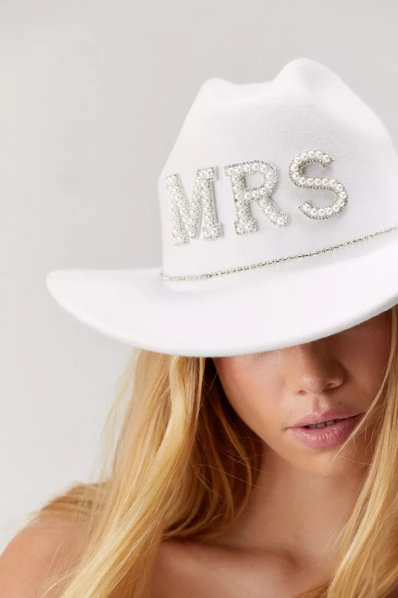 Mrs Pearl Trim Cowboy Hat