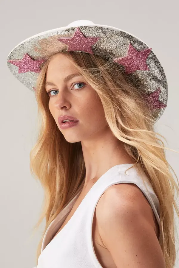 Glitter Star Cowboy Hat