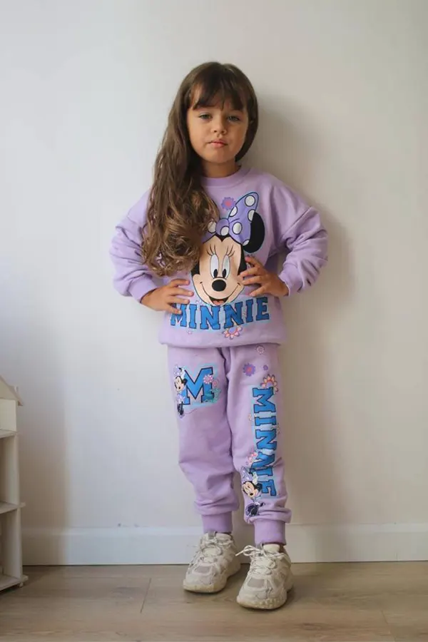 Minnie Mouse Lila Takım