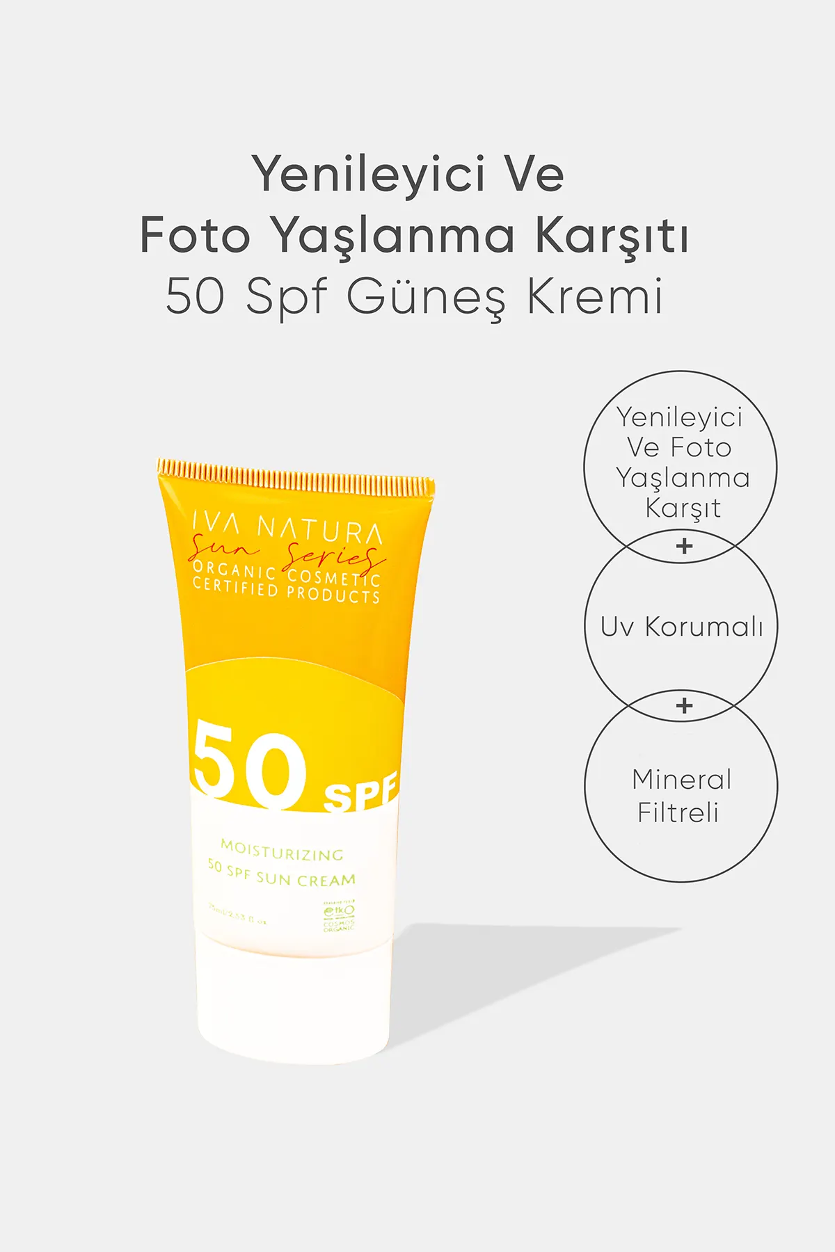 Yenileyici Ve Foto Yaşlanma Karşıtı 50 Spf Güneş Kremi