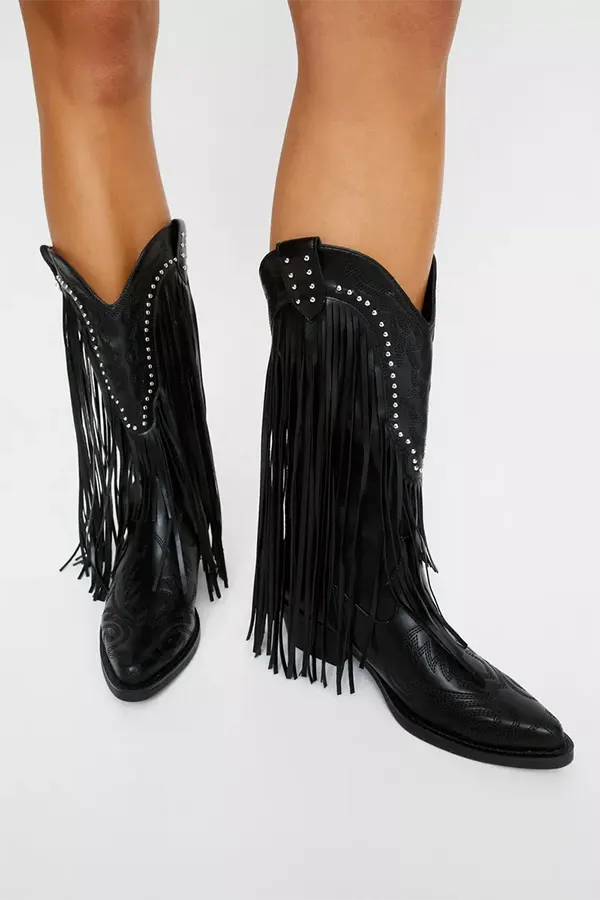 Studded Western Boots