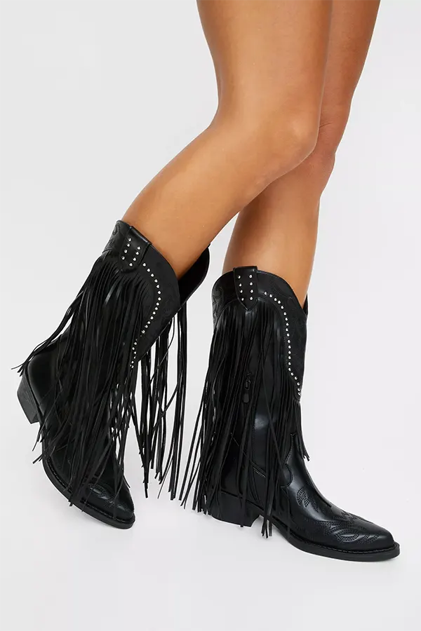 Studded Western Boots