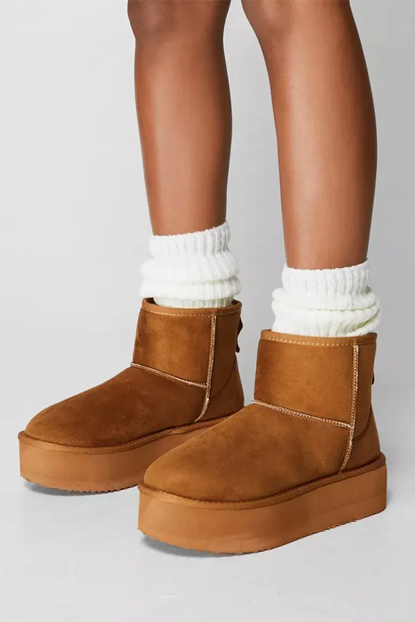 Platform Mini Ankle Boots