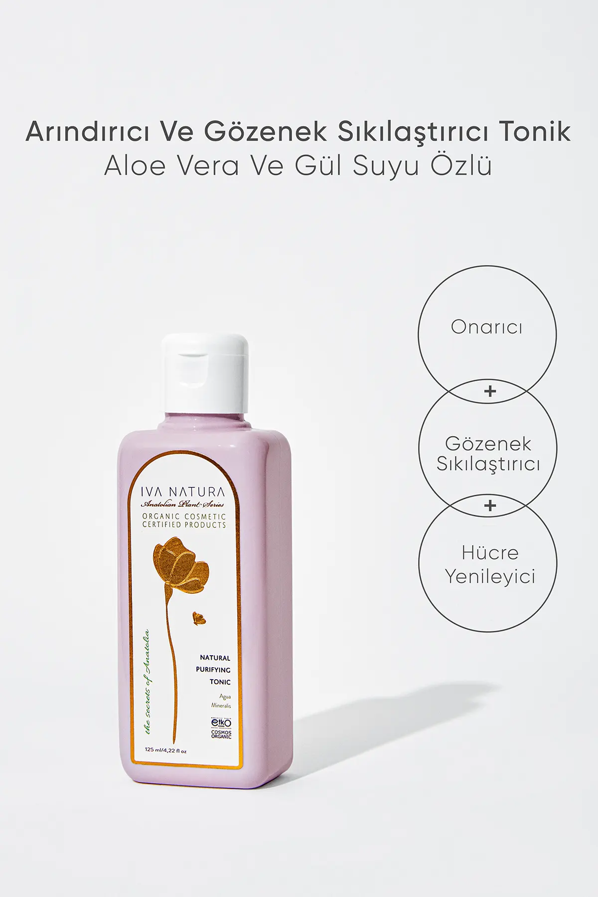 Arındırıcı Ve Gözenek Sıkılaştırıcı Tonik Aloe Vera Ve Gül Suyu Özlü